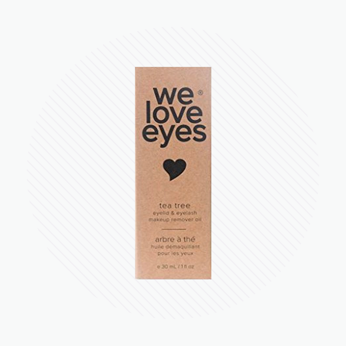 We Love Eyes - 100% All Natural Tea Tree Makeup Remover Oil - Effortlessly remove waterproof makeup and eyeliner. 30mL