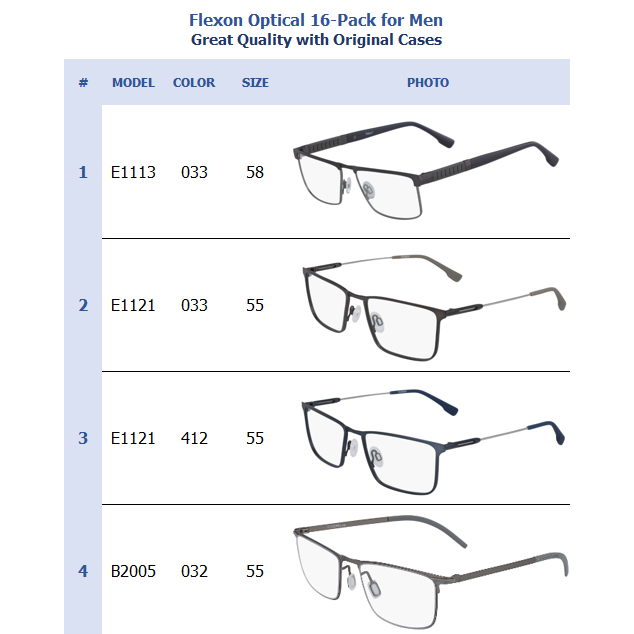 Flexon Optical 16-Pack