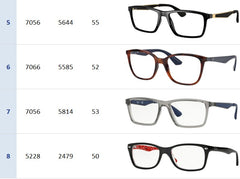 Ray-Ban Optical 8-Pack Unisex Bundle