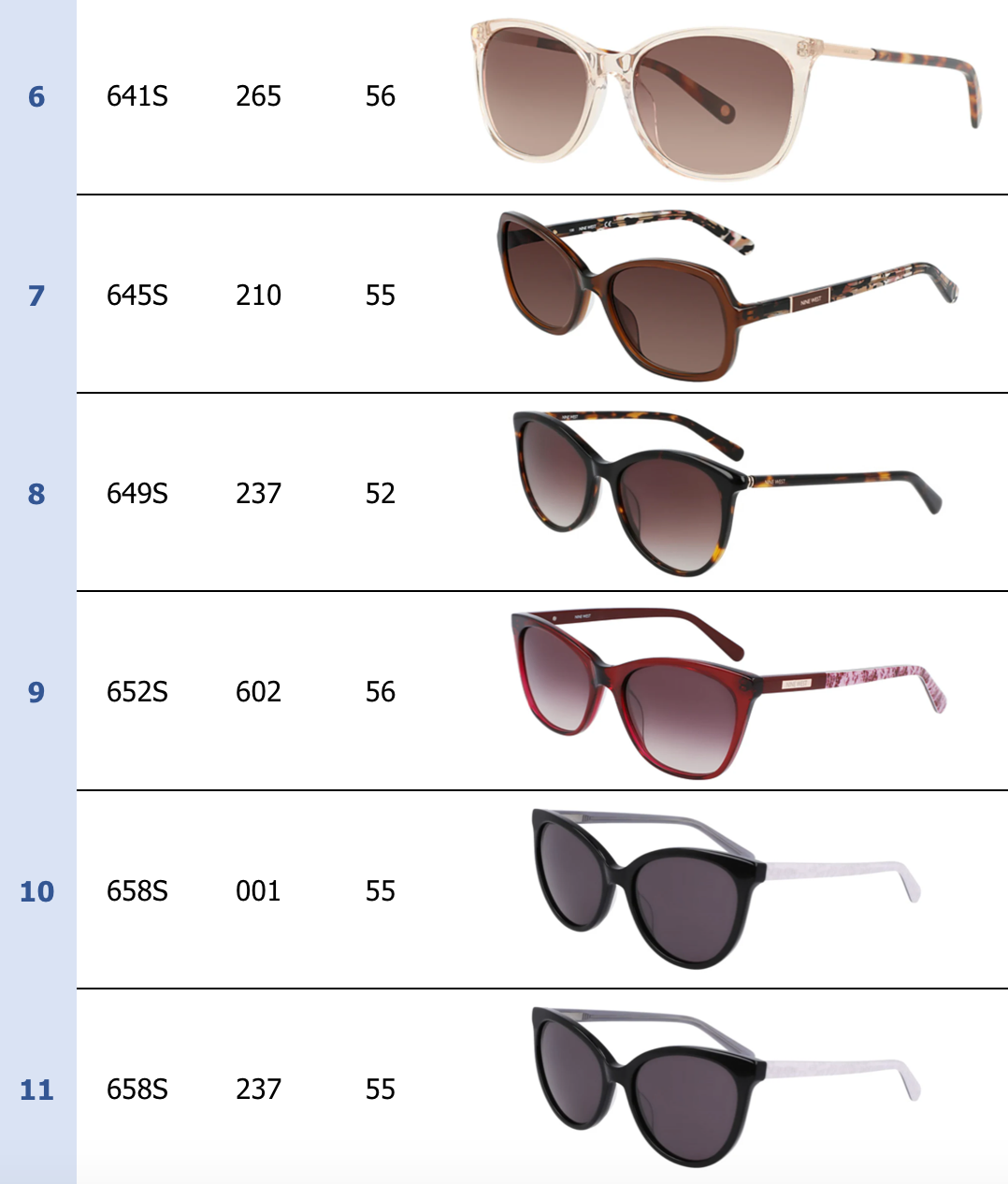 Nine West 12-Sunglasses Pack