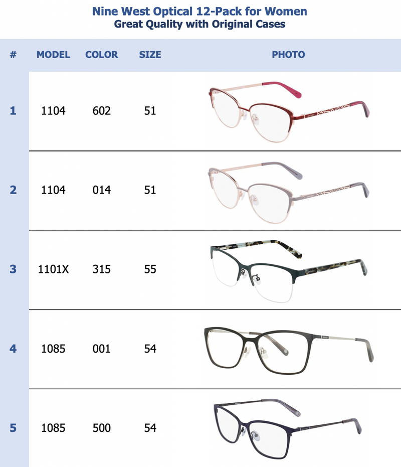 Nine West Optical 12-Pack for Women