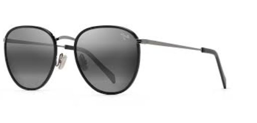 Maui Jim MJ 854 02 Black Gunmetal Grey (54)