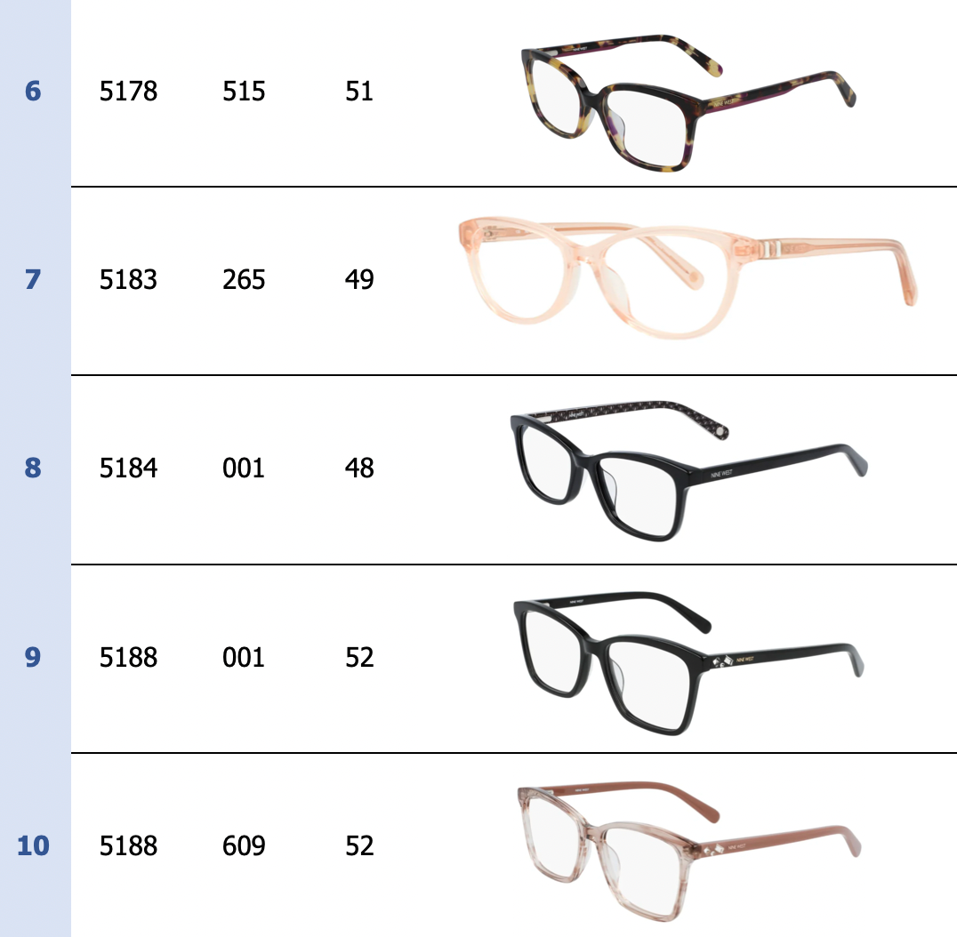 Nine West Optical 12-Pack for Women