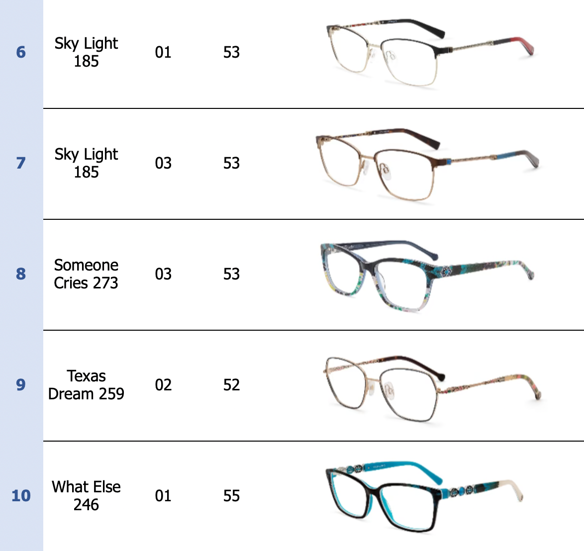 Coco Song CS Optical 10-Pack for Women