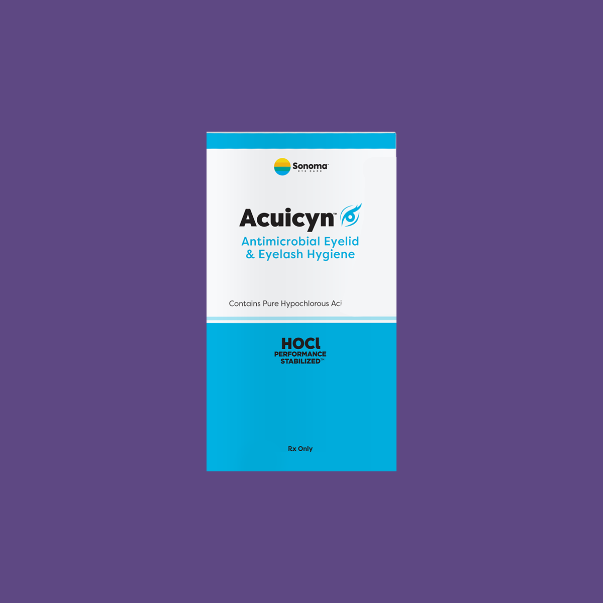 Acuicyn Antimicrobial Eyelid & Eyelash Hygiene - Hypochlorous Solution