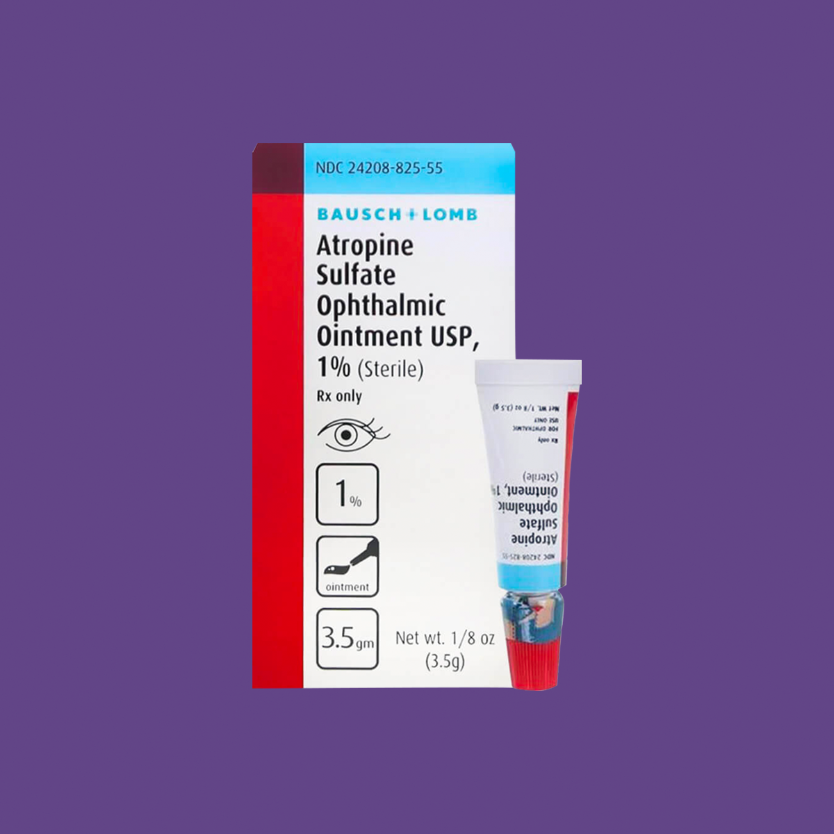 Atropine Sulfate 1% by Bausch & Lomb Ointment