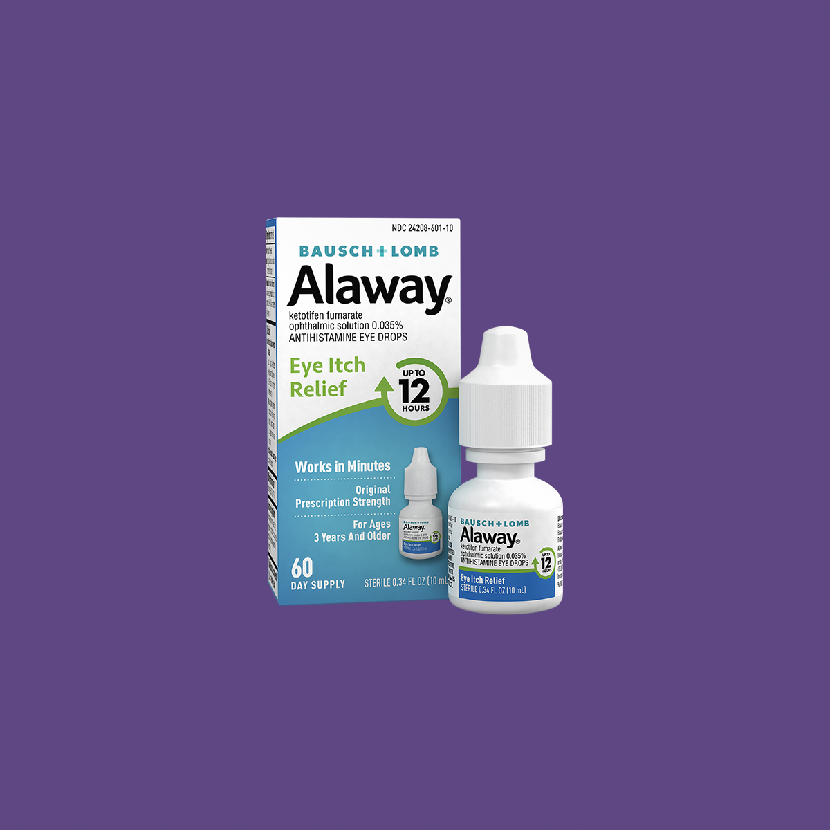 Alaway Antihistamine Allergy Eye Drops 10mL (60 Day Supply)