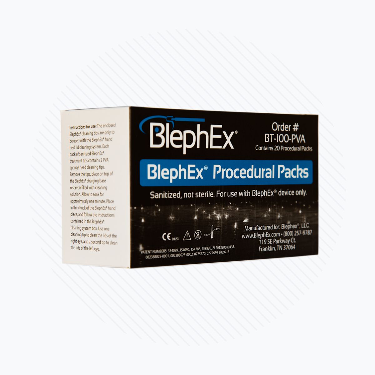 Blephex Procedural Packs (20 Packs or 40 Tips)