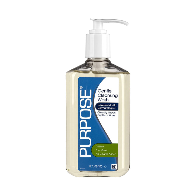Purpose Gentle Cleansing Wash - Contact Lens Safe Gentle Hand Cleanser (12 oz)