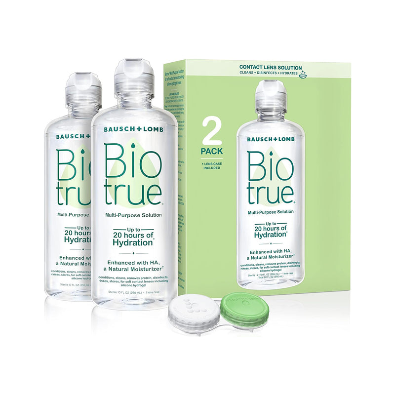 Biotrue Multi-Purpose Contact Lens Solution 2-Pack (10oz x 2)