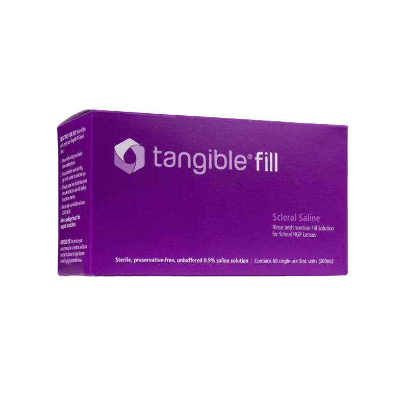 Tangible Fill – Preservative-Free Saline Solution for Scleral Lens (60 Vials)