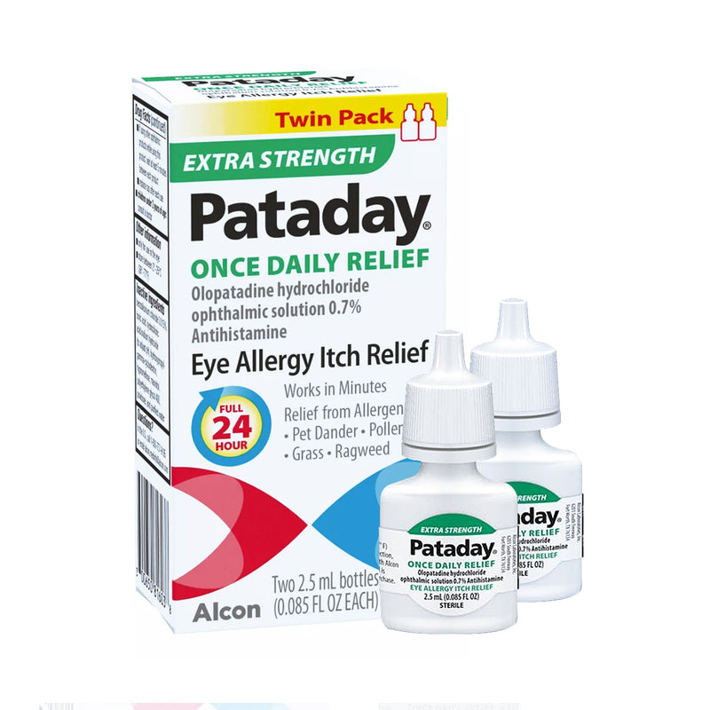 Pataday Once Daily Relief Extra Strength (2.5ml, 2 Bottles Twin Pack)