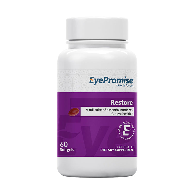 EyePromise® Restore – Doctor-Recommended Eye Health Supplement for Aging Eyes, Night Vision & Contrast Sensitivity Support (60ct)