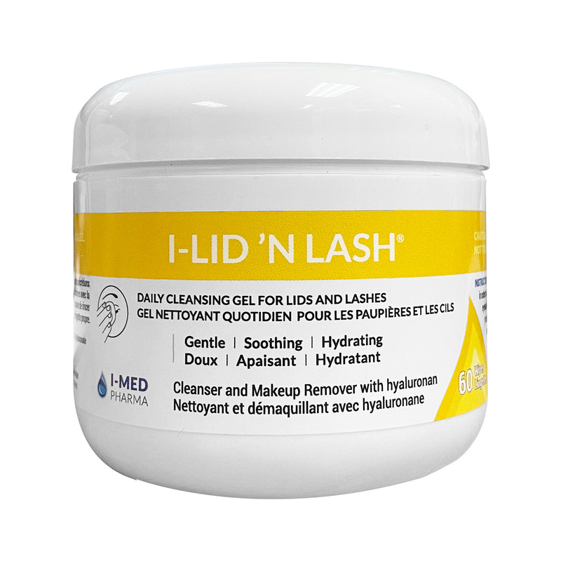 I-LID ’N LASH® Wipes – Gentle, Hydrating Eyelid & Lash Cleanser for Sensitive Eyes (60ct)