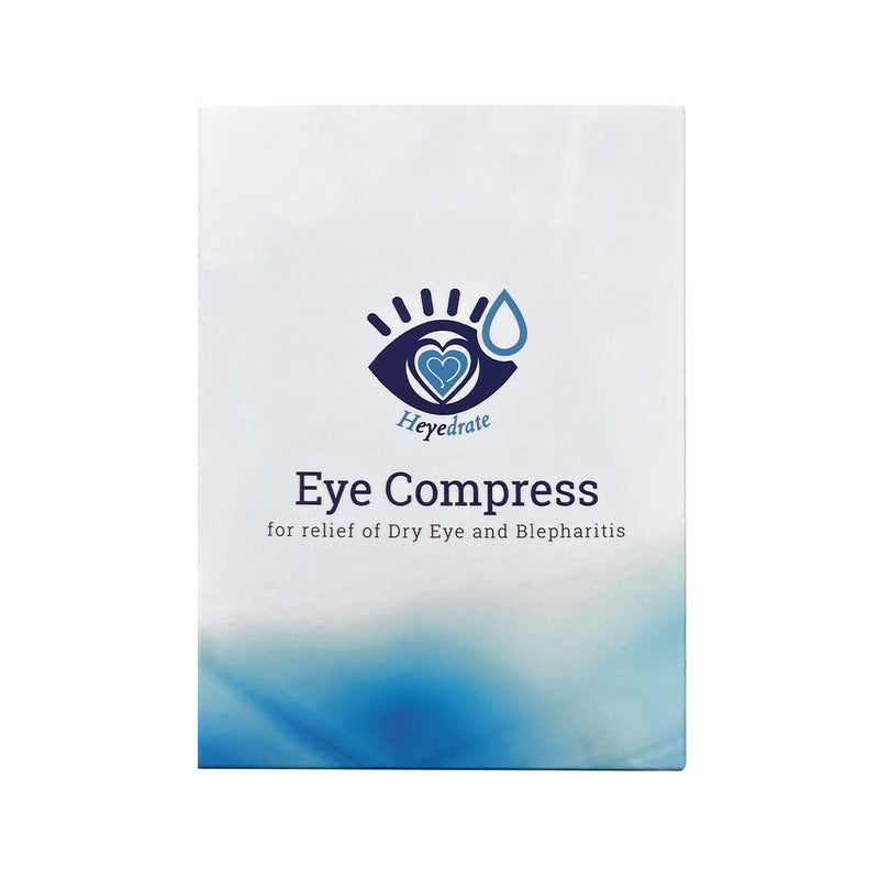 Heyedrate Warm Compress Eye Mask | Reusable Hot & Cold Therapy for Dry Eyes, Puffiness, and Sinus Relief