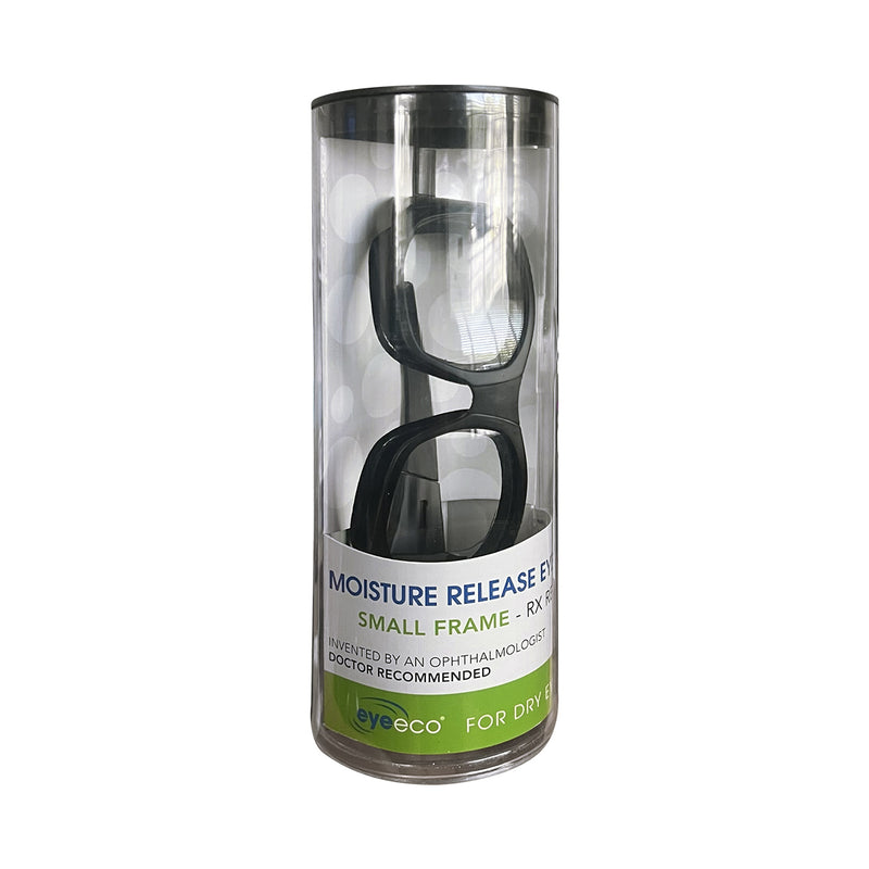 EyeEco Small Moisture Release Eyewear- (Matte Black with Clear Lens)