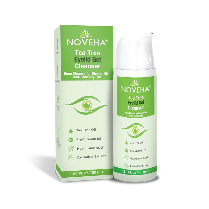 Noveha Tea Tree Eyelid Gel Cleanser (50mL)