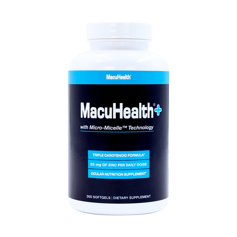 MacuHealth Plus+ Eye Supplement for Adults - Meso-Zeaxanthin, Lutein & Zeaxanthin, (90 Days Supply) Free 2-Day Shipping