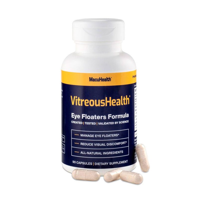 VitreousHealth by MacuHealth - Eye Floaters Formula (90ct - 90 day supply)