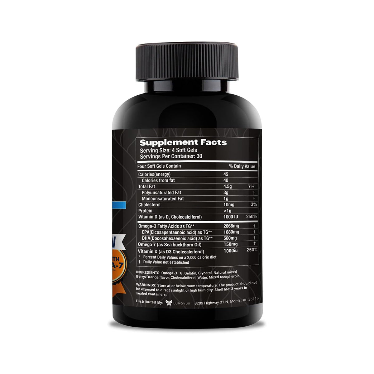 Visual Advantage Tear Support Plus Mineral Supplement and Eye Vitamin (120ct) - 1 Month Supply