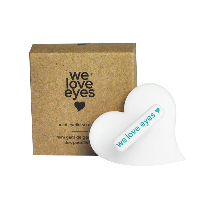 We Love Eyes Mini Eyelid Scrub Mitt – Precision Cleansing for Healthy Lids