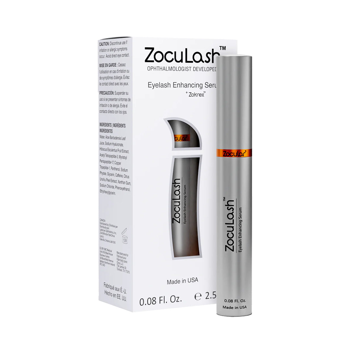 ZocuLash Eyelash Enhancing Serum (2.5mL)