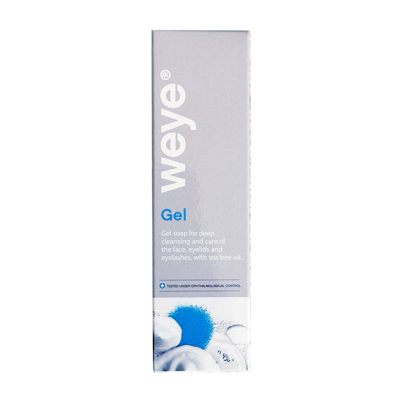 Weye Gel – Eyelid & Lash Cleanser with Chamomile, Tea Tree, Calendula & Rosehip Extracts (100mL)