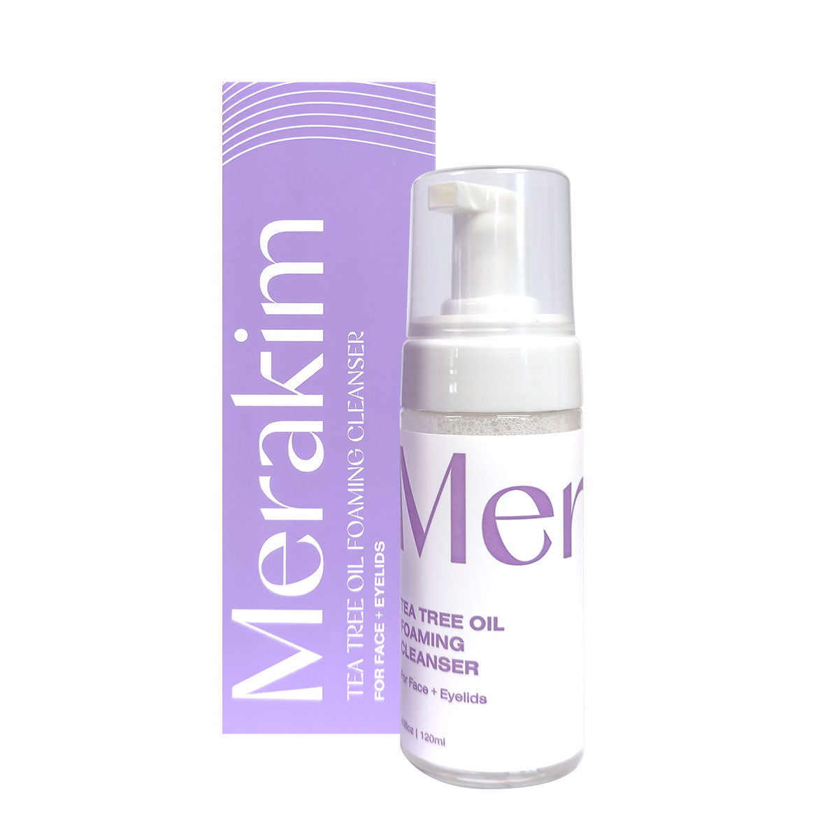Merakim Tea Tree Oil Foam Facial Cleanser (120mL)