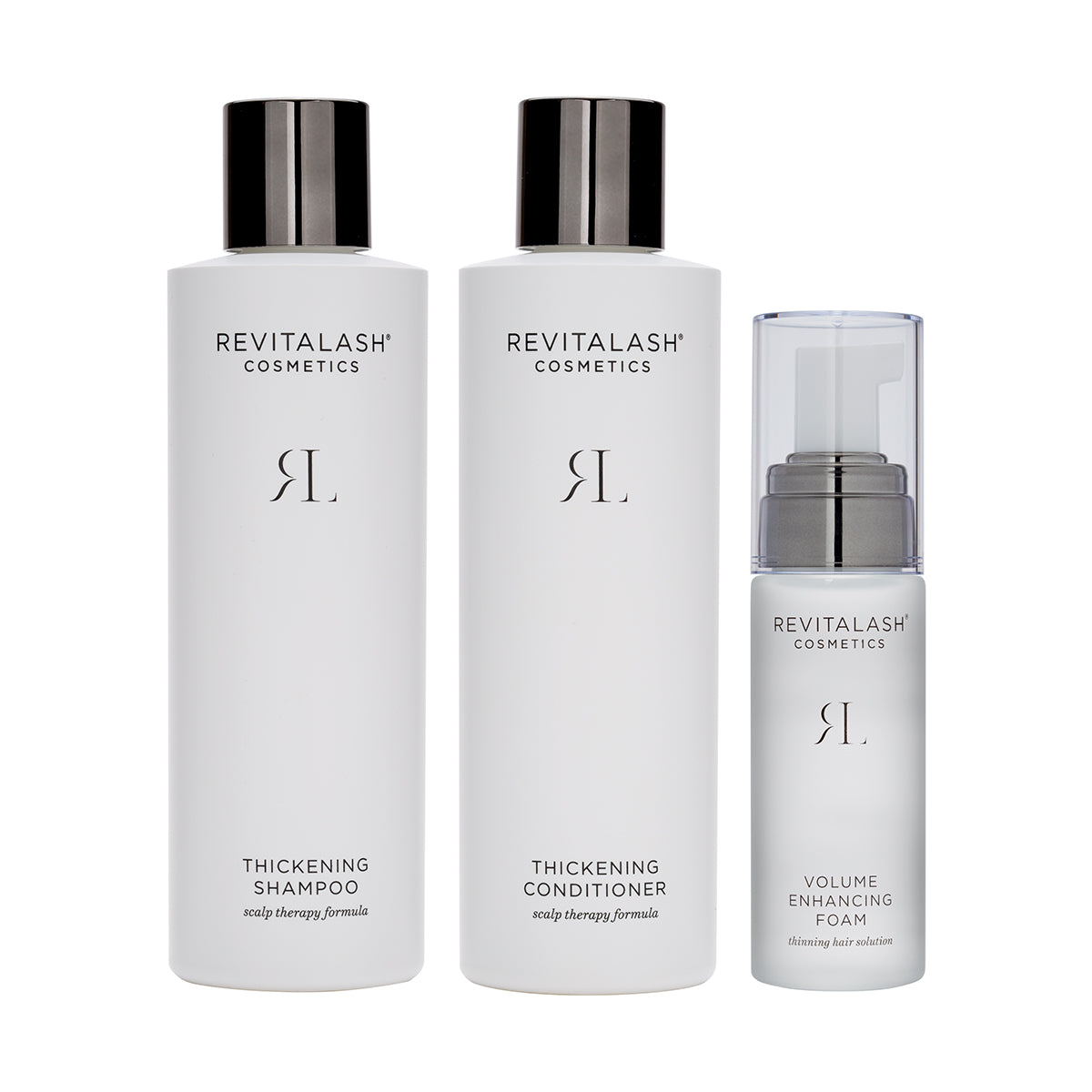 RevitaLash Volumizing Hair Collection Bundle (Shampoo, Conditioner, and Foam)