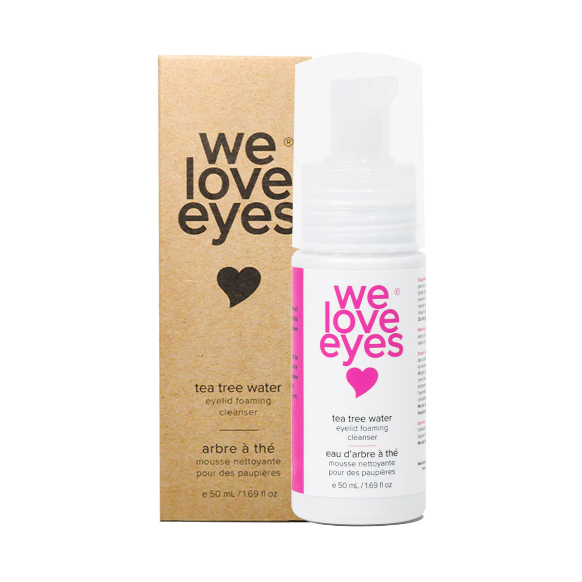 We Love Eyes Tea Tree Water Eyelid Foaming Cleanser