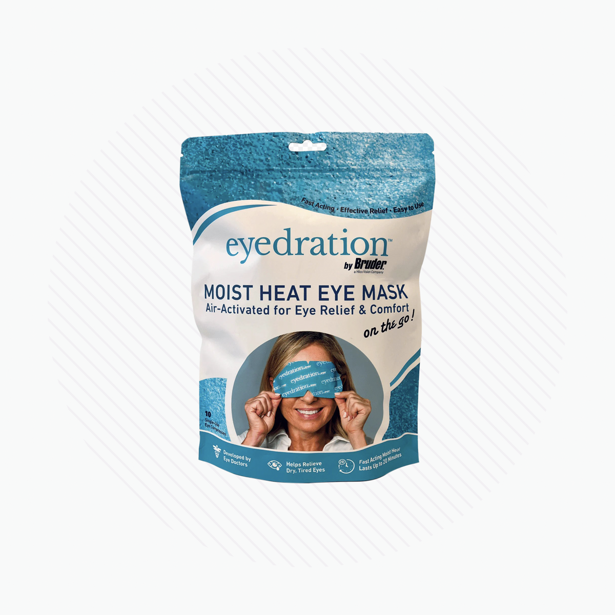 Bruder Eyedration Air-Activated Steam Mask (10 Mask Pack)