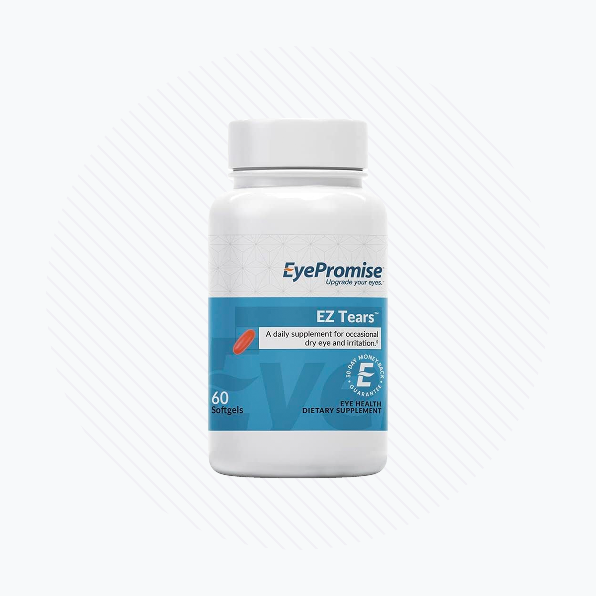 EyePromise Ez Tears Eye Vitamin 30 day Supply (60ct Bottle)