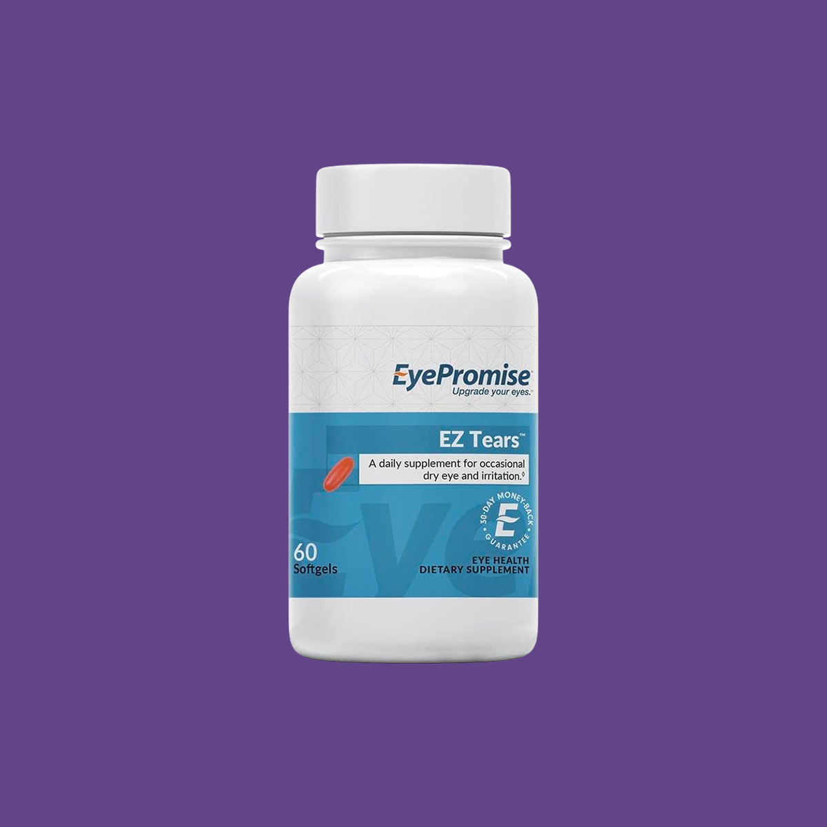 EyePromise Ez Tears Eye Vitamin 30 day Supply (60ct Bottle)