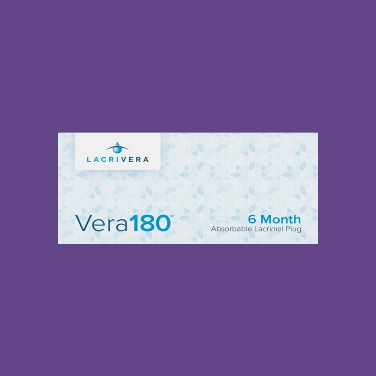 Lacrivera Vera180 Synthetic Absorbable Lacrimal 180 Day Plugs (10 Pairs)