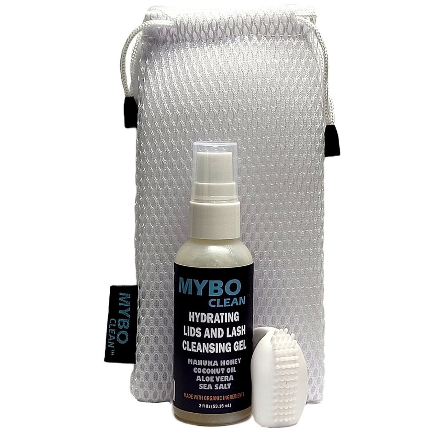 MyboClean "On the Go" Brush with Hydrating Gel + Travel Bag (1 Brush + 1 Bottle)