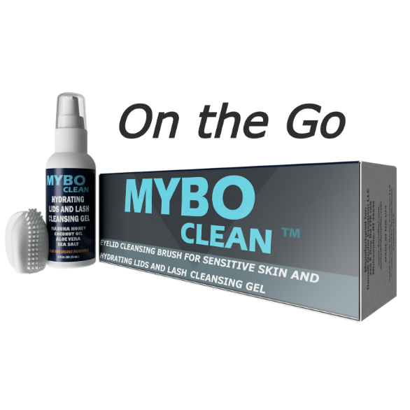 MyboClean "On the Go" Brush with Hydrating Gel + Travel Bag (1 Brush + 1 Bottle)