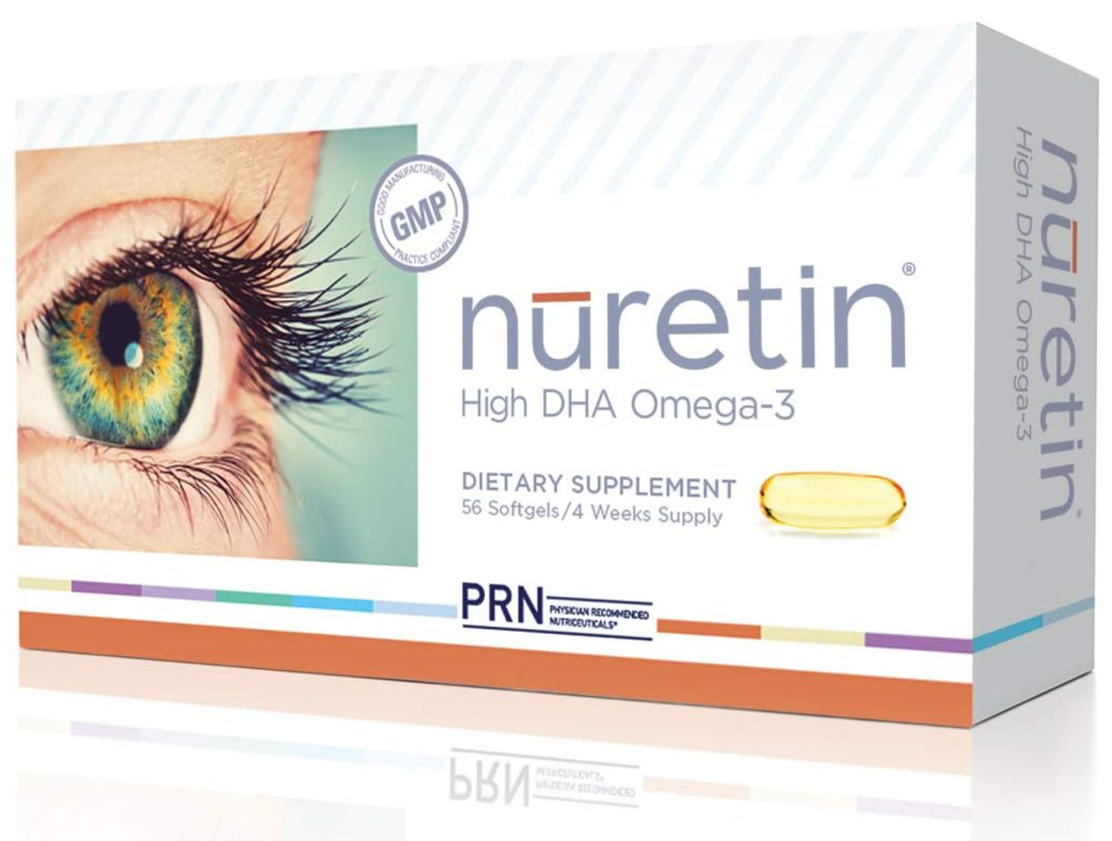 PRN Nuretin - High Dose Omega-3 Fish Oil Supplement - Support Healthy Retinal Function  (56ct – 1 Month Supply)