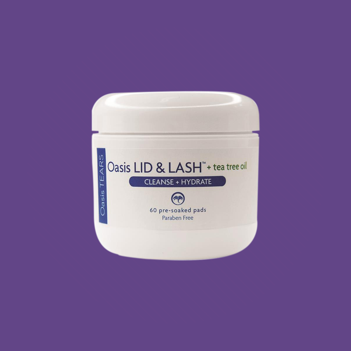 Oasis LID & LASH + Tea Tree Oil Eyelid & Lash Cleansing Wipes (60ct)