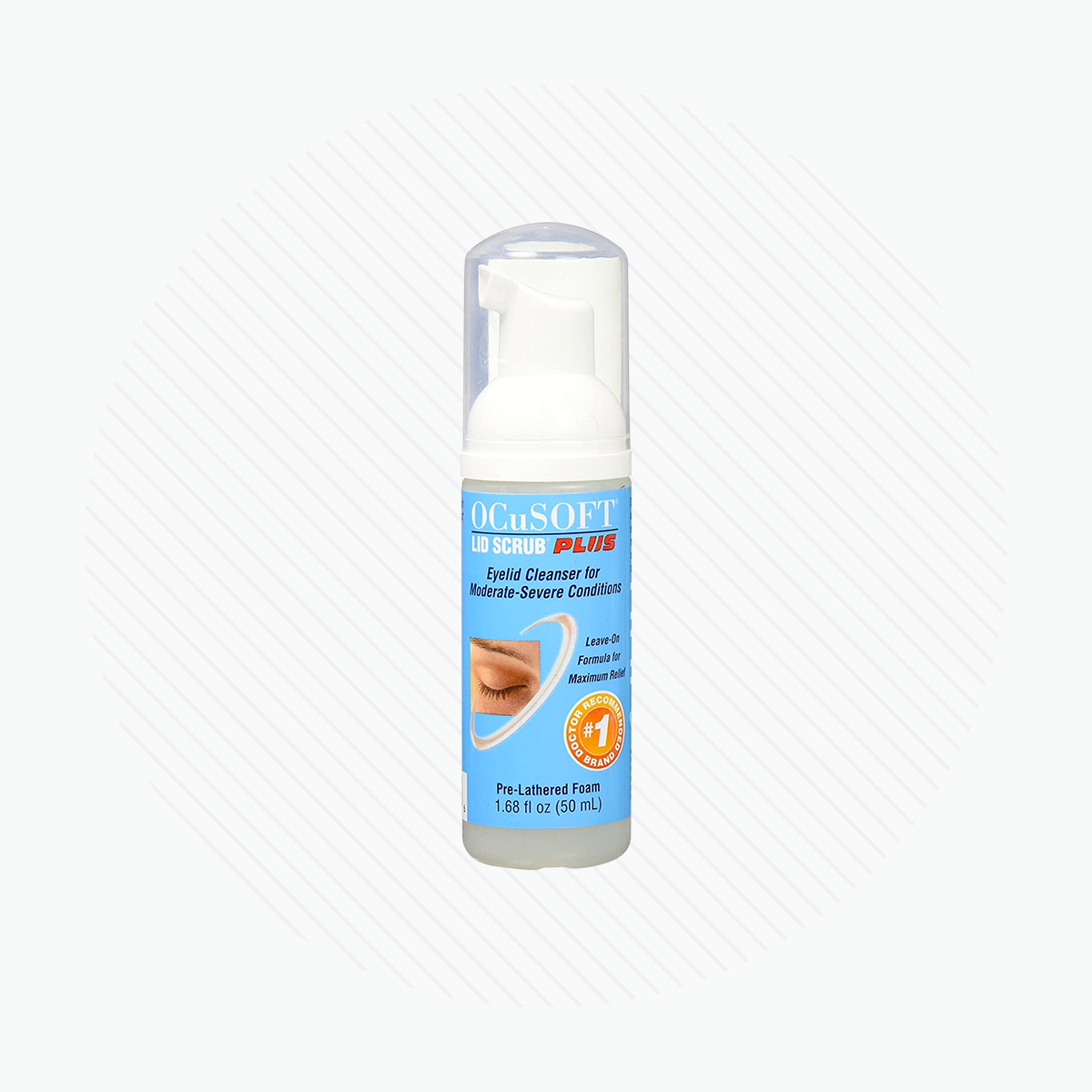 Ocusoft Lid Scrub Plus Foam for Eyelid Cleaning (50ml bottle)