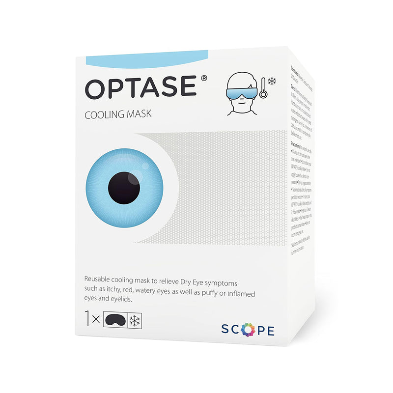 Optase Cooling Mask for Allergies and Puffy Eyes (Re-Usable)