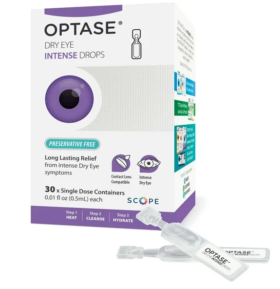 OPTASE Intense Eye Drops Single Dose Units - Preservative Free (30ct. Vials)