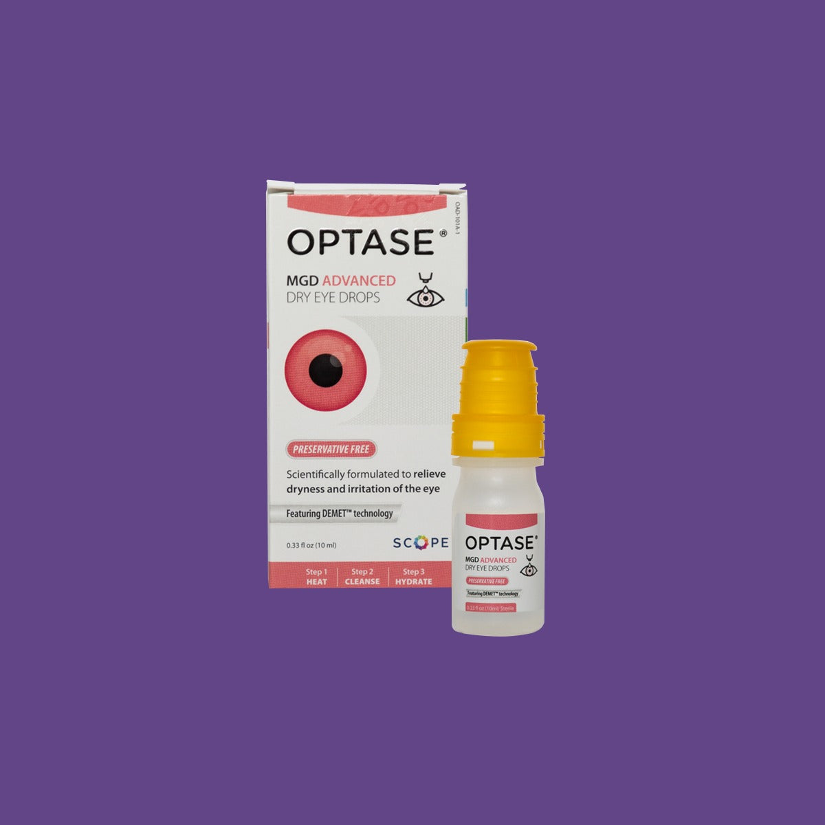 Optase MGD Advanced Eye Drops Preservative-Free 2 Month Supply (300 drops) (1 Bottle)