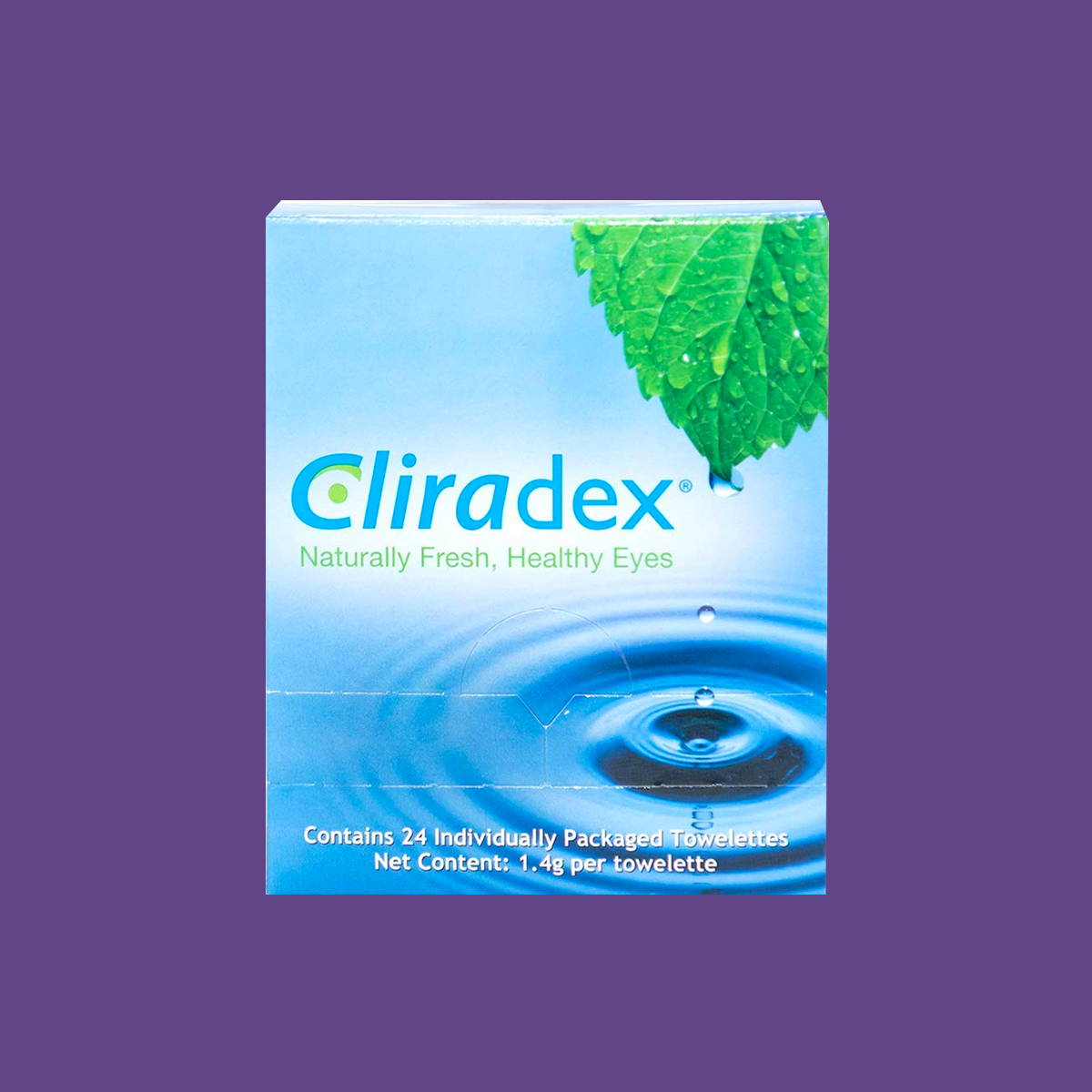 Cliradex Wipes - Tea Tree Oil Extract Eyelid Cleanser (24ct)