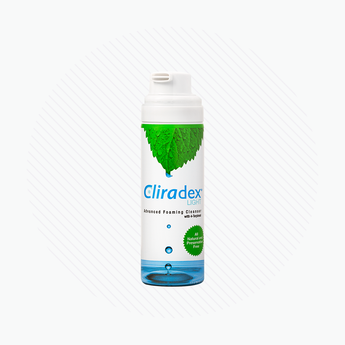 Cliradex Light Foam - Eyelash & Eyelid Cleanser - Tea Tree Oil Extract Foam