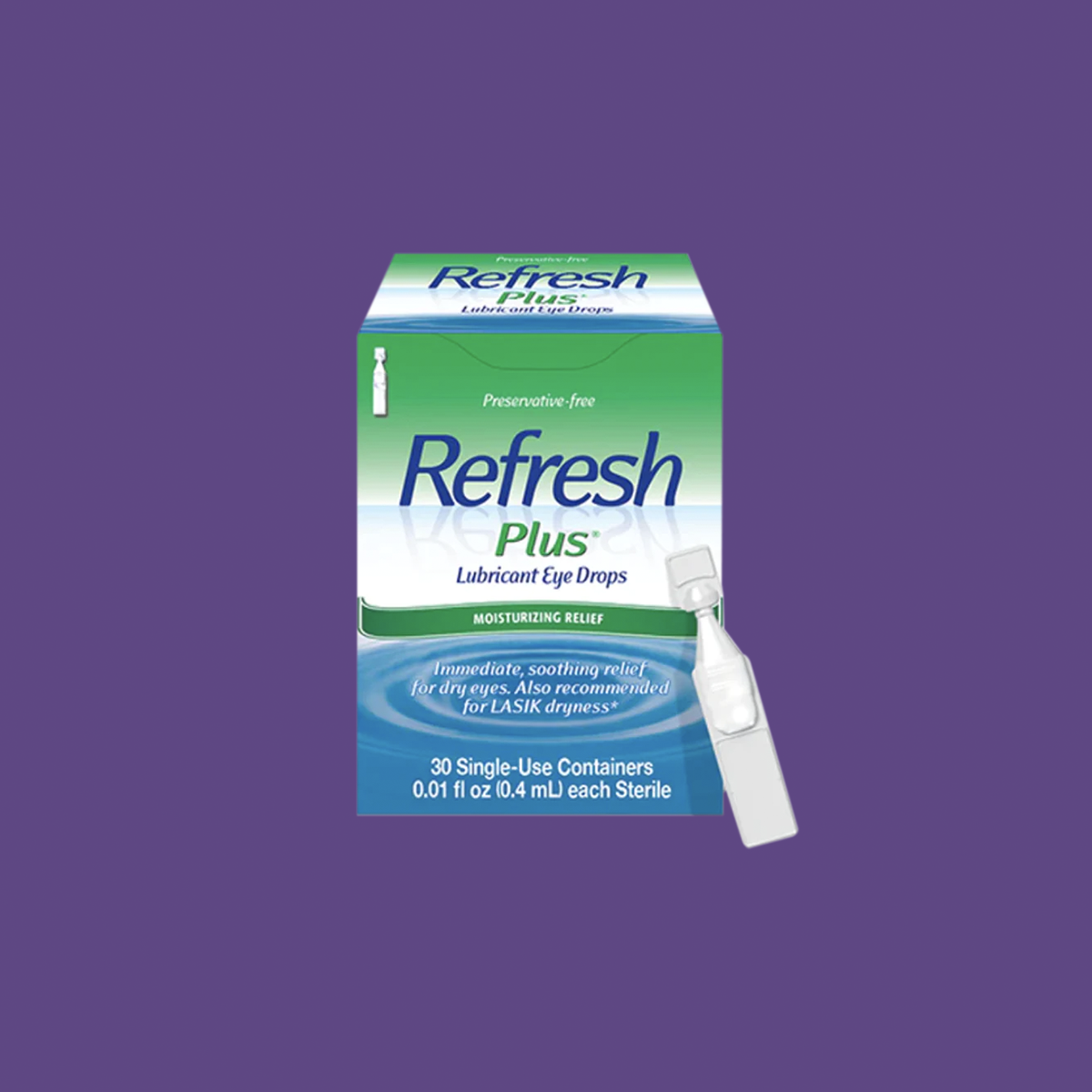 Refresh Plus Lubricant Preservative Free Eye Drops (30 vials)