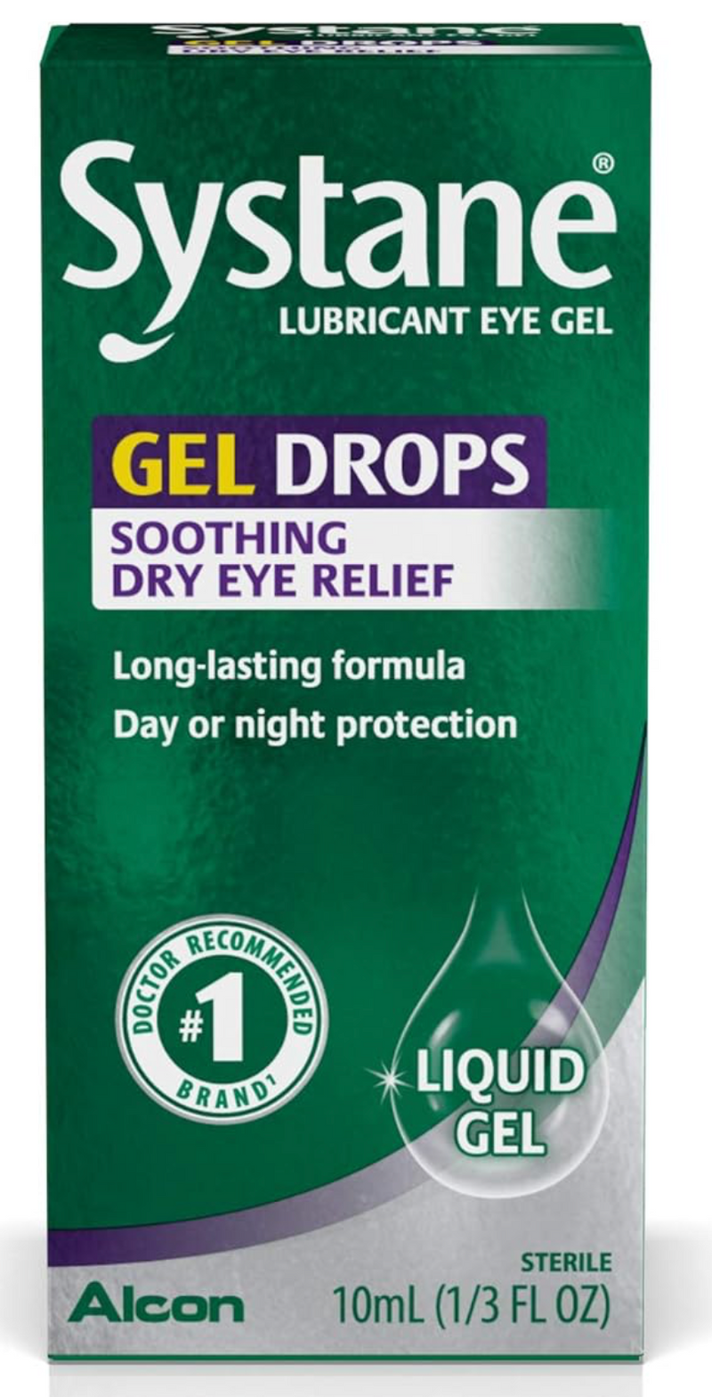 Systane Gel Eye Drops Liquid Gel Soothing Dry Eye Relief (10mL Bottle)