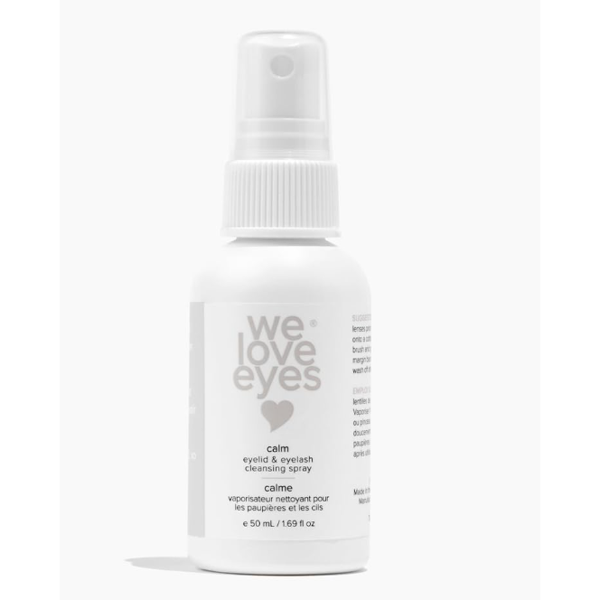 We Love Eyes Calm Eyelid & Eyelash Cleansing Spray with HypoChlorous  (50mL Bottle)